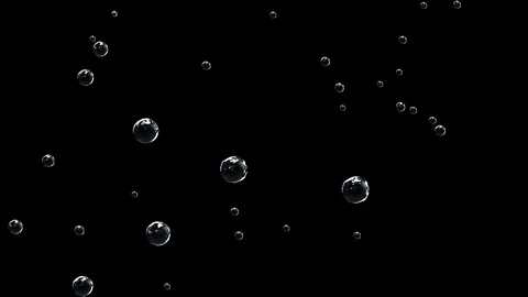 4k Loop Rain Drops Falling,Alpha Channel Stock Footage 121354668