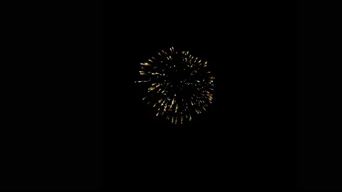 4K Loop seamless of real fireworks background Stock Footage 171025914