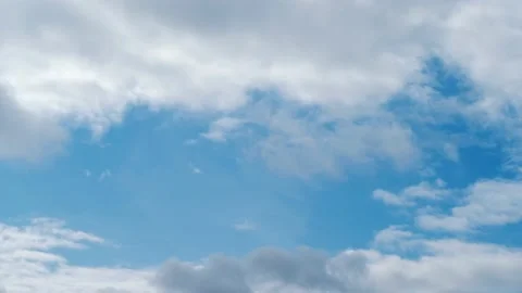 4K Loop of white clouds over sky time lapse Stock Footage 133451239