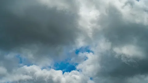 4K Loop of white clouds over sky time lapse Stock Footage 133811791