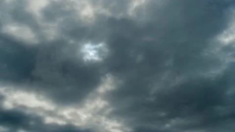 4K Loop of white clouds over sky time lapse Stock Footage 133811997