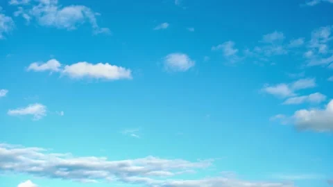 4K Loop of white clouds over sky time lapse Stock Footage 134819634