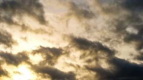 4K Loop of white clouds over sky time lapse Stock Footage 141367720