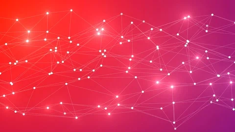 4K Loopable Abstract Low Poly surface with glares as CG background. V1 Video stock 94745142