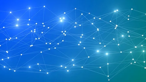 4K Loopable Abstract Low Poly surface with glares as CG background. V10 Video stock 94745172