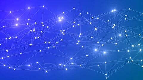 4K Loopable Abstract Low Poly surface with glares as CG background. V11 Video stock 94745174