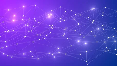 4K Loopable Abstract Low Poly surface with glares as CG background. V12 Stock Footage 94745178