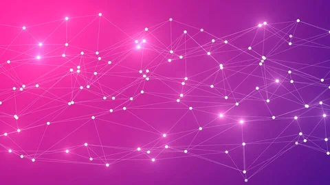 4K Loopable Abstract Low Poly surface with glares as CG background. V14 Stock Footage 94745187