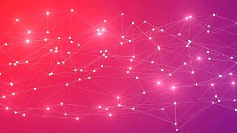 4K Loopable Abstract Low Poly surface with glares as CG background. V15 Stock Footage 94745190