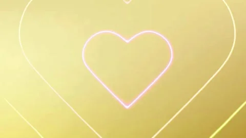 4K loopable animated heart pattern background Gift and wishes for web card. Stock Footage 336562443