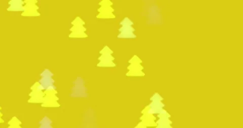 4k Loopable Multicolored Figured Bokeh. Motion with  Defocused Christmas Tree Stock Footage 139011343