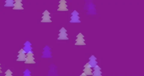 4k Loopable Multicolored Figured Bokeh. Motion with  Defocused Christmas Tree Video stock 139011437