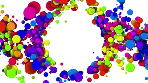 4k looped abstract creative simple background with round copy space. Cartoon Stock Footage 140115922