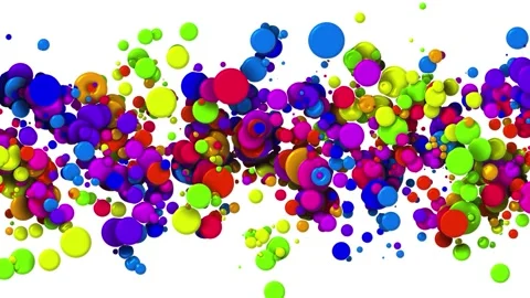 4k looped abstract creative simple background. Cartoon animation of beautiful Stock Footage 140115963