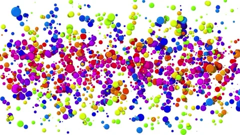 4k looped abstract creative simple background. Cartoon animation of beautiful Stock Footage 140116400