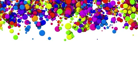 4k looped abstract creative simple background. Cartoon animation of beautiful Stock Footage 140116829