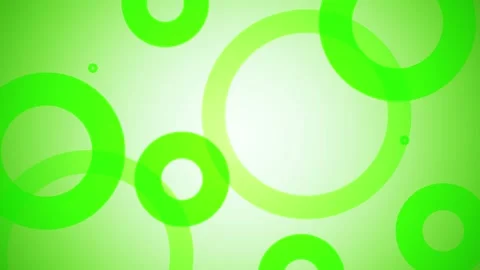 4K Looped Animated Random Circles Green Background Видео 108234885