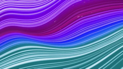 4k looped background. Abstract bg with waves on surface like glossy fabric folds Stock Footage 136418072