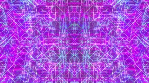 4K Looped Hi-Tech Cybernetic Background 6 Video stock 112987553