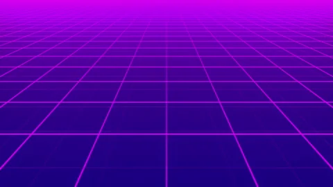 4k Looped Retro Grid Background 1 Video stock 113451692