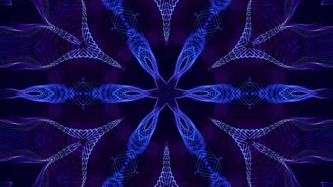 4k looped sci-fi 3d background with glow... | Stock Video | Pond5