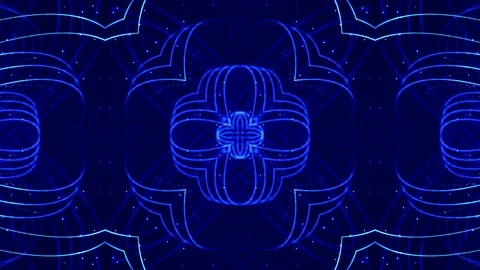 4k looped sci-fi 3d background with ligh... | Stock Video | Pond5