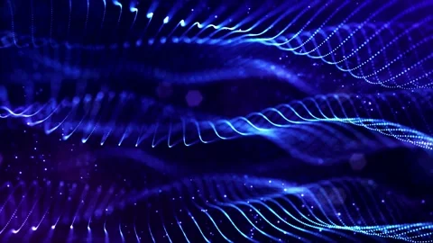 4k looped sci-fi particle background wit... | Stock Video | Pond5