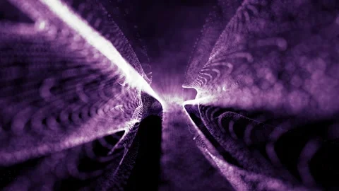 4k looped sci-fi particle background with bokeh and light effects. Stock Footage 337756846