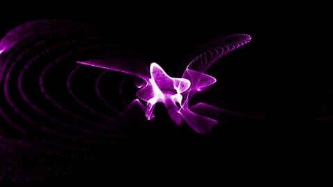 4k looped sci-fi particle background with bokeh and light effects. Stock Footage 337756884