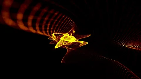 4k looped sci-fi particle background with bokeh and light effects. Stock Footage 337756998