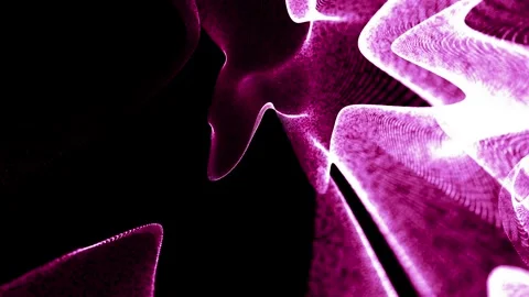 4k looped sci-fi particle background with bokeh and light effects. Stock Footage 337757053