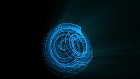 4k looped sci-fi particle background with bokeh and light effects. Stock Footage 337757939