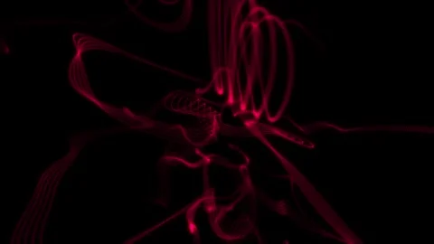 4k looped sci-fi particle background with bokeh and light effects. Stock Footage 337758365