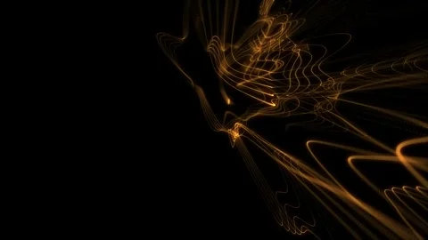 4k looped sci-fi particle background with bokeh and light effects. Stock Footage 337758473