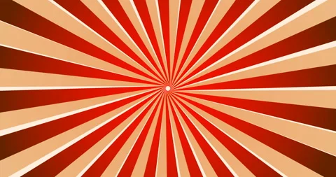 4k Looping, animated illustration of glowing radial sunburst effect. Stock Footage 128697173