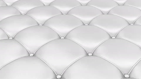 4K Looping Animation of White Leather Upholstery Background Stock Footage 49736276