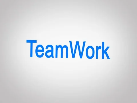 4K. A Looping Blue Text Motion Business keyword to success with white Background Stock Footage 74913661