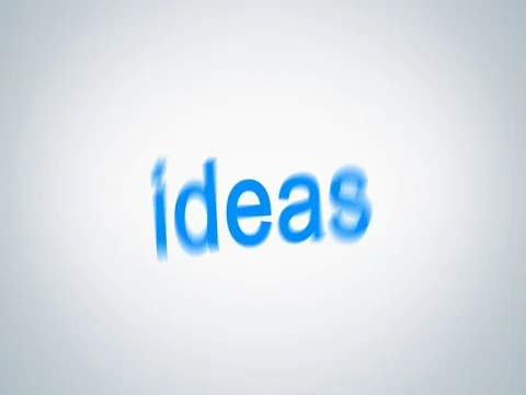 4K. A Looping Blue Text Motion Business keyword to success with white Background Stock Footage 74913695