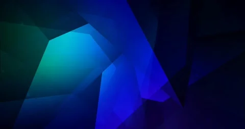 4K looping dark blue, green footage with disks. Stock Footage 161032399