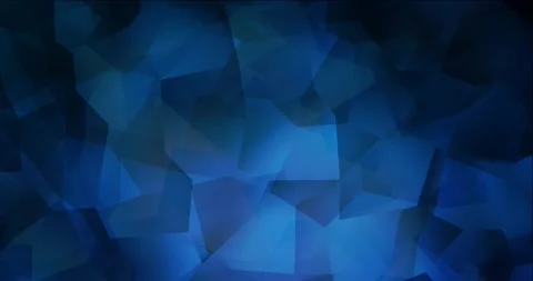 4K looping dark blue polygonal video footage. Video stock 144766588