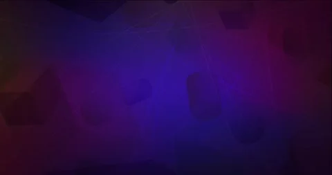 4K looping dark blue, red video sample in rectangular, circular style. Stock Footage 169450214