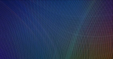 4K looping dark blue, yellow flowing video with straight lines. Stock Footage 150193274