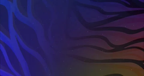 4K looping dark blue, yellow footage with wry lines. Stock Footage 153787851