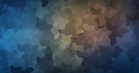 4K looping dark blue, yellow video sample with abstract forms. Stockbeeldmateriaal 163643751