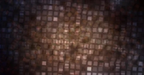4K looping dark brown abstract animation with rhombus. Stock Footage 146878502