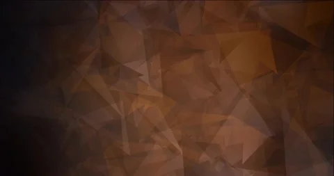 4K looping dark brown polygonal video footage. Stock Footage 150191542