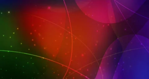 4K looping dark green, red animation with sharp lines, dots. Stock Footage 153047790