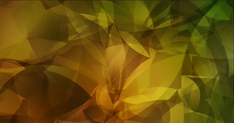 4K looping dark green, yellow video sample with abstract forms. Stockbeeldmateriaal 141987604