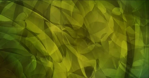 4K looping dark green, yellow video sample with abstract forms. Stockbeeldmateriaal 143301052