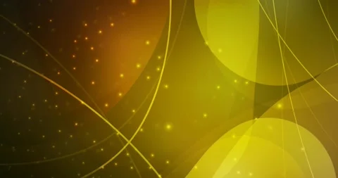 4K looping dark green, yellow animation with sharp lines, dots. Stock Footage 146879115